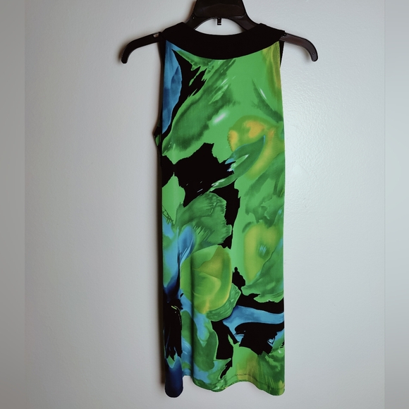 VTG Y2K En Focus Petite Shift Trapeze Dress Graphic Floral Print, Size 8P - Picture 6 of 7